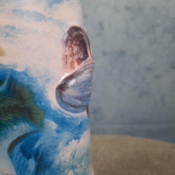 Budweiser Anglers Edition Largmouth Bass Numbered Stein Mug - Picture 4 of 7